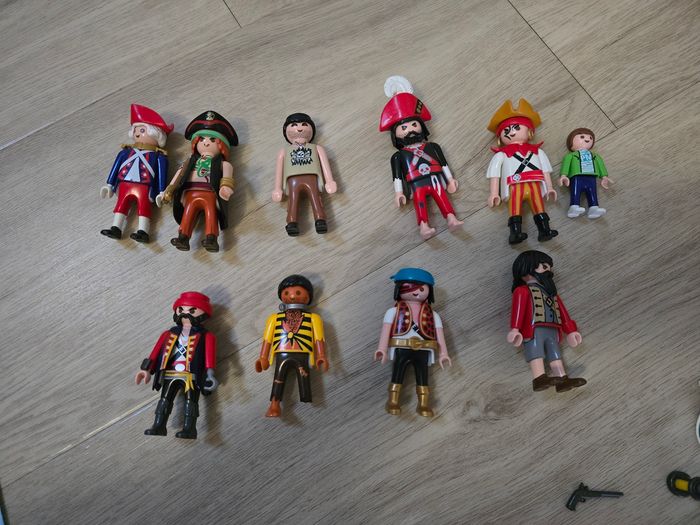 Lot playmobil pirates bateau chaloupe et barque - photo numéro 5