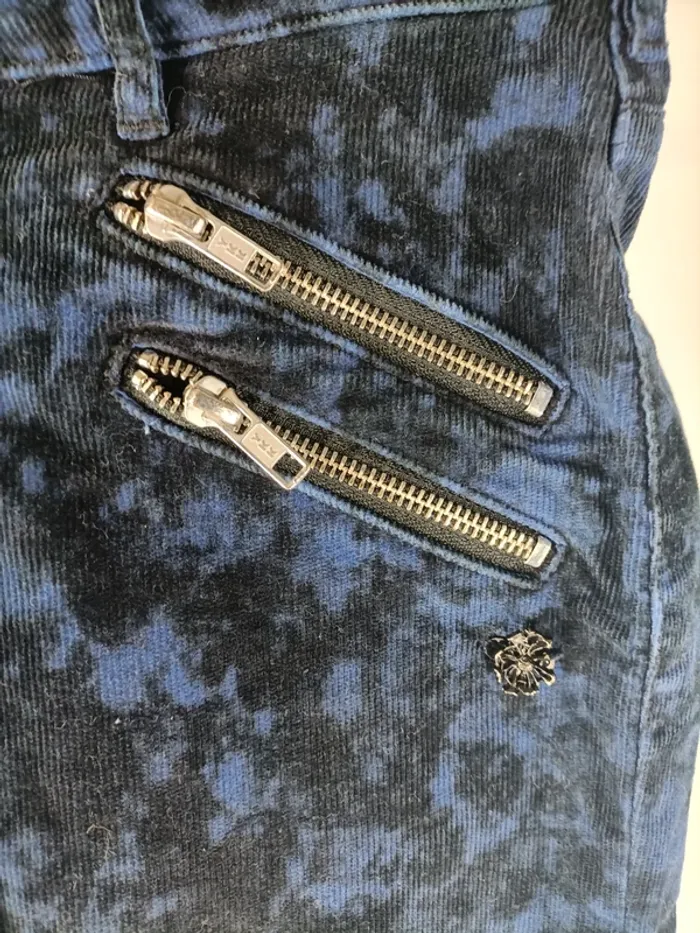Pantalon Maison Scotch taille S - marbré Tie & dye - A059 - photo numéro 3