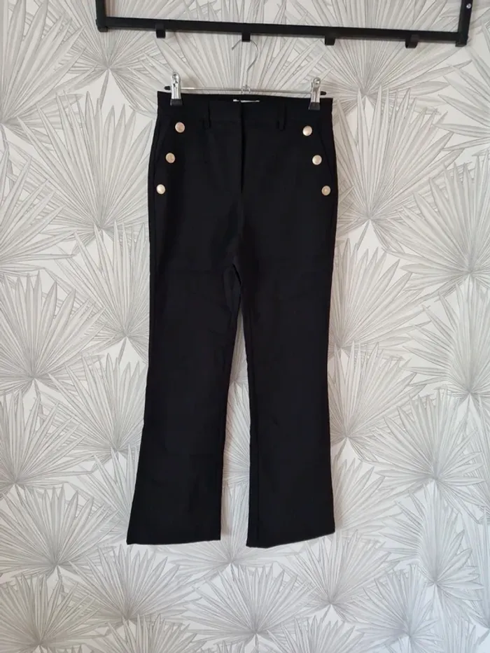 Joli pantalon pattes d'éléphants Cache Cache taille 34