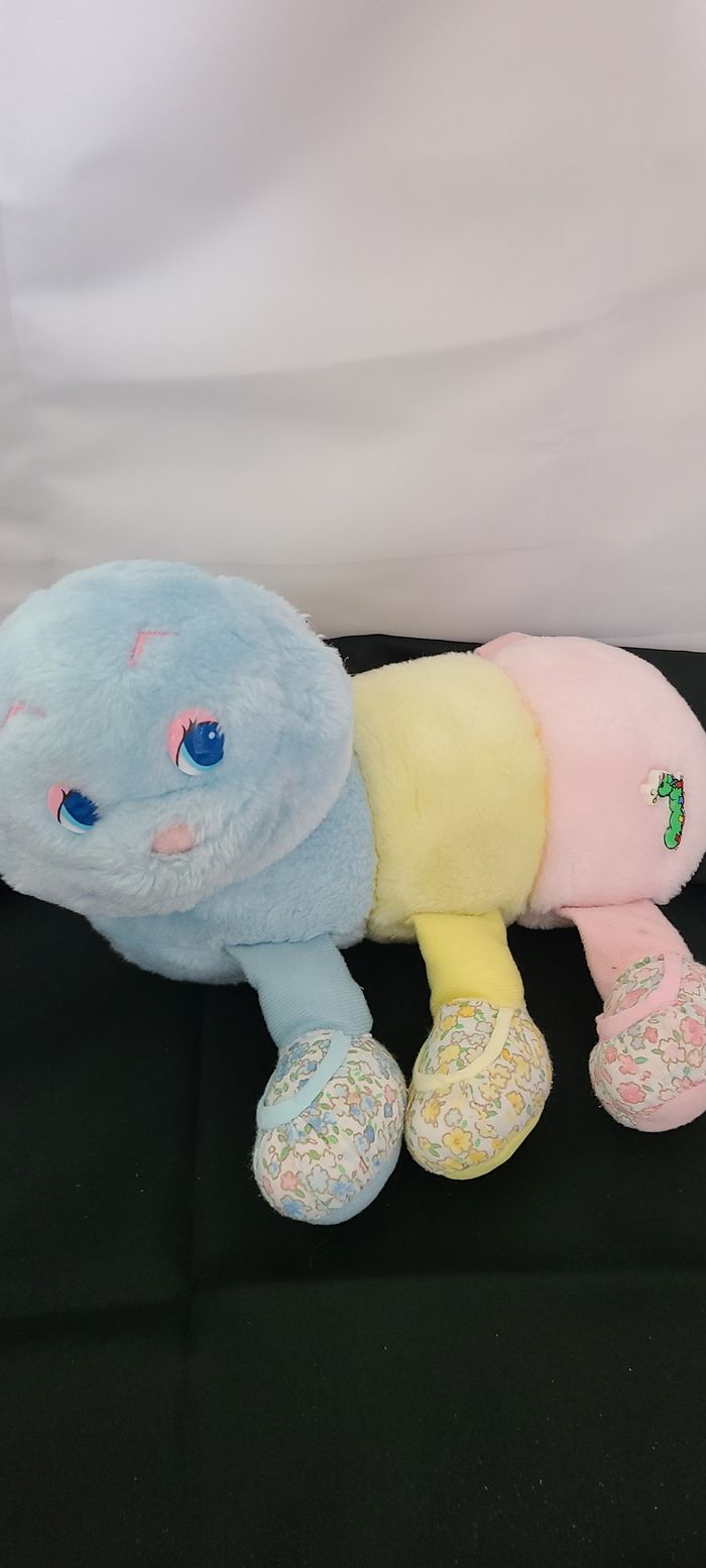 ANCIENNE PELUCHE CHENILLE Mille Papattes Vintage grelot - photo numéro 4