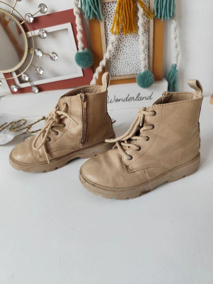 Bottines Zara 26 beige - photo numéro 2