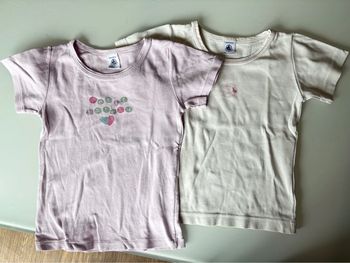 2 t-shirts Petit Bateau