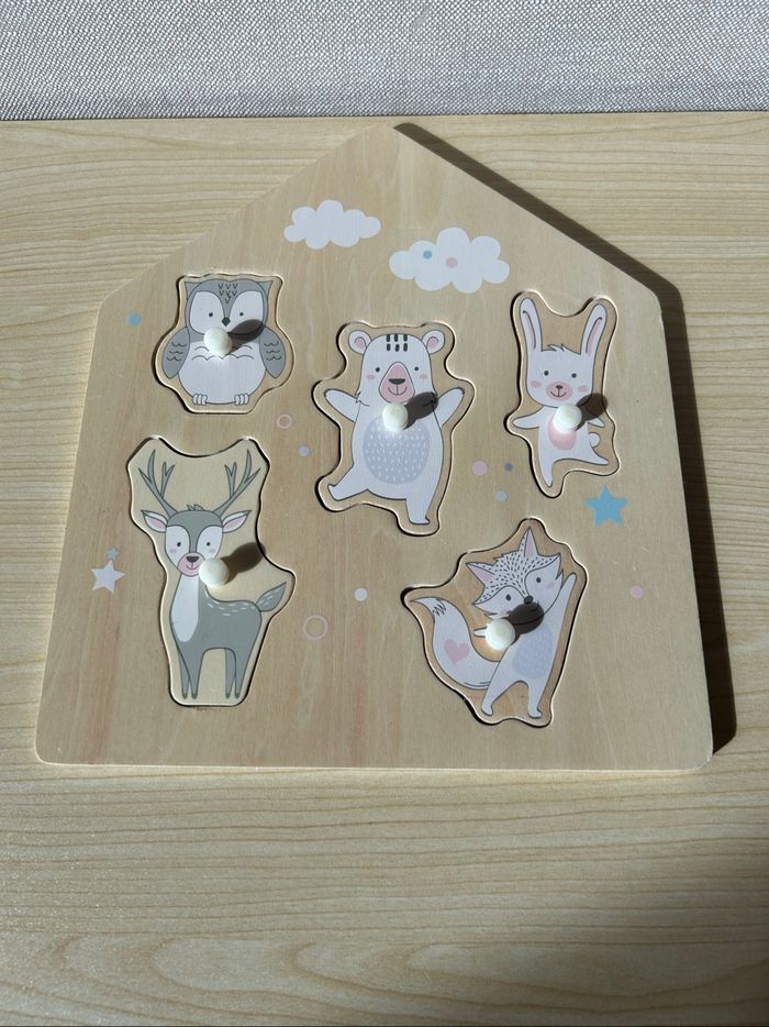 Puzzle à encastrer en bois Playtive