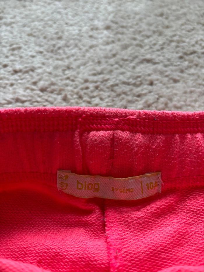 short rose fluo taille 10 ans - photo numéro 3