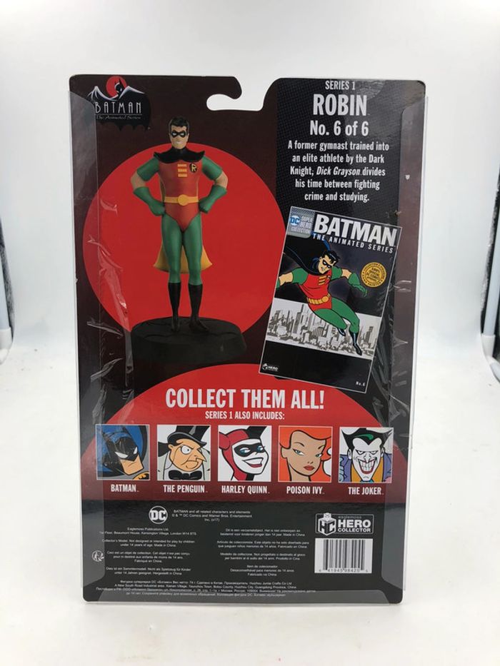 Figurine DC Batman the animated series Robin N•6 Eaglemoss neuf - photo numéro 2