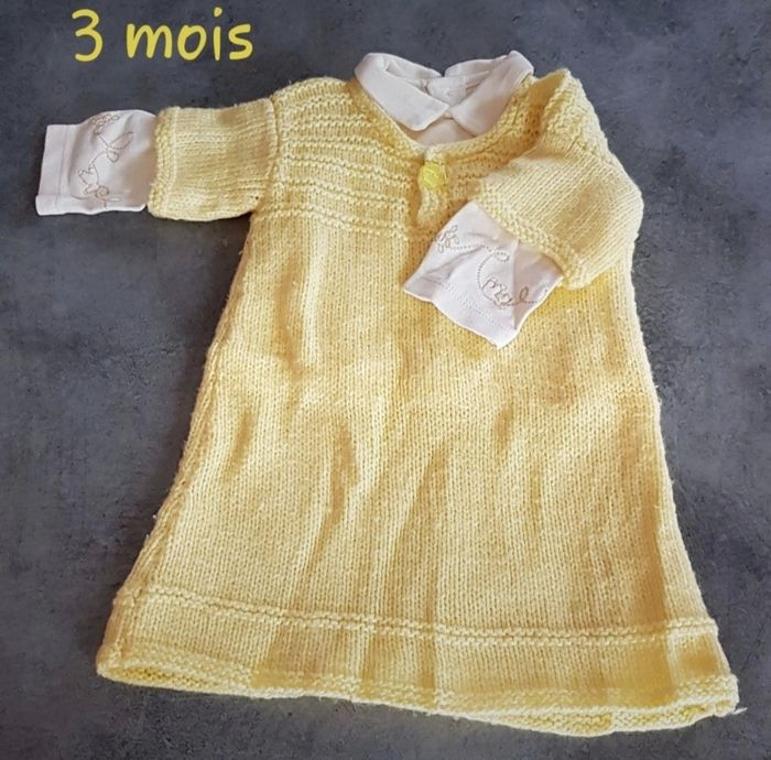 Ensemble robe hiver 3 mois