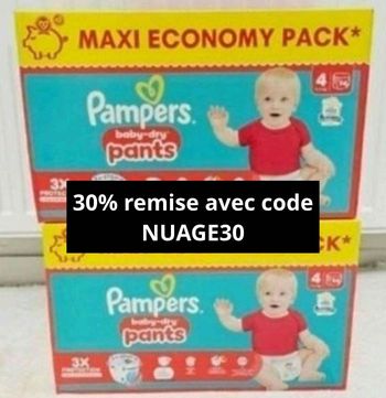 1 carton Pampers pants taille 4 neuf jamais ouvert 