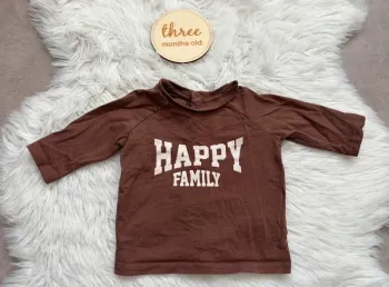 T-shirt bébé marron – GÉMO 3 mois 🤎👶