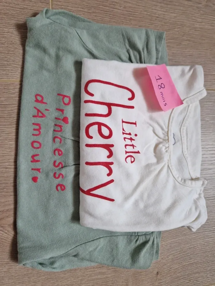 Lot t-shirt manches longues