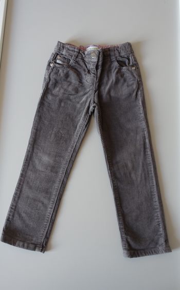 Pantalon velours fille 4 ans
