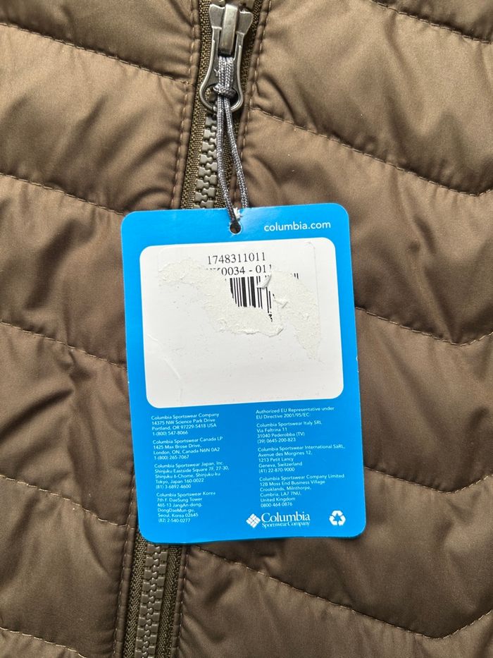 Doudoune femme kaki Mi-Longue à Capuche Powder Lite Columbia - photo numéro 3