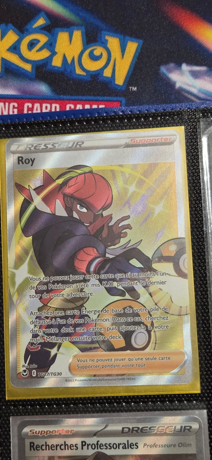 Carte Pokémon Roy TG27/TG30