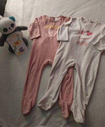 Lot 2 pyjama 18 mois 