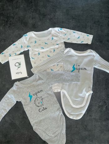 Lot de 3 body
