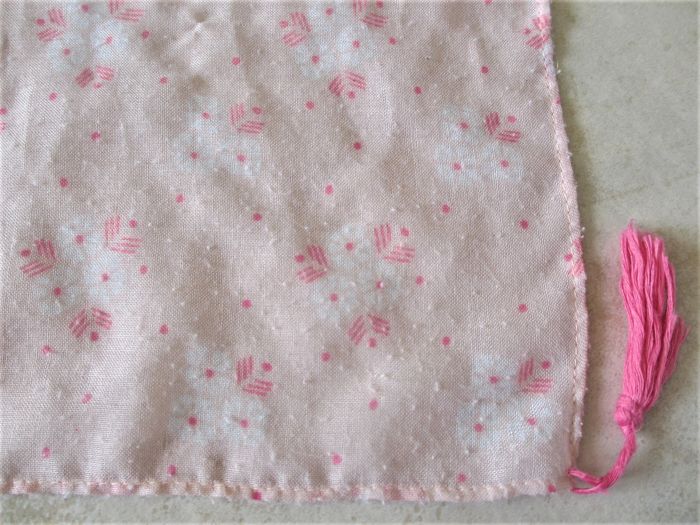 Foulard carré à petites fleurs stylisées fille Vertbaudet 71 x 71 cm - photo numéro 2