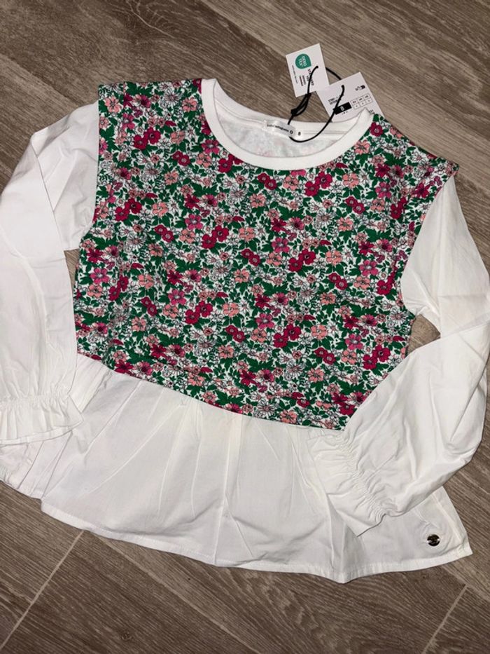 Sweat-chemise à fleur - Gemo