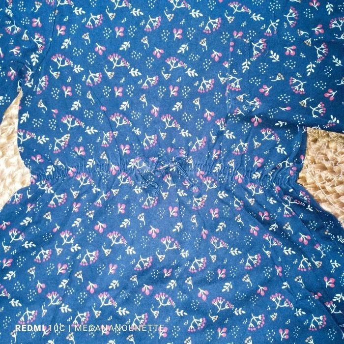 🌸 Robe Fille – Tissaia – Taille 3 ans / 98 cm 🌸 Douceur florale & charme champêtre - photo numéro 3