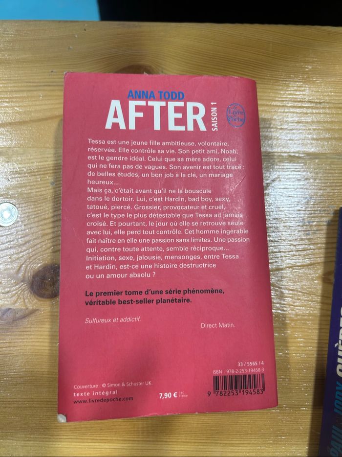 livre after tome1 format poche - photo numéro 2