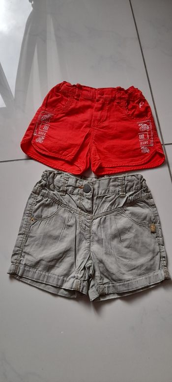 Lots de 2 shorts