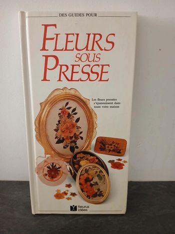 Fleurs sous presses 🌸