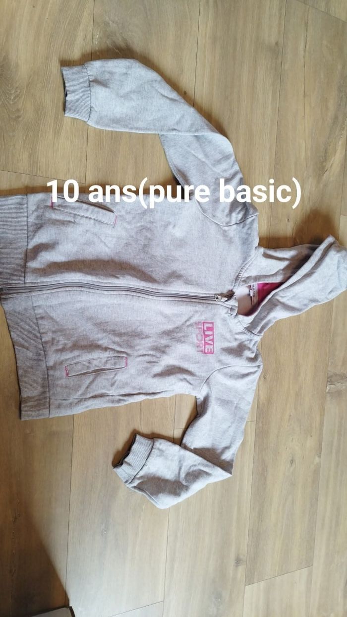 Blouse de training fille taille 140. 10 ans
