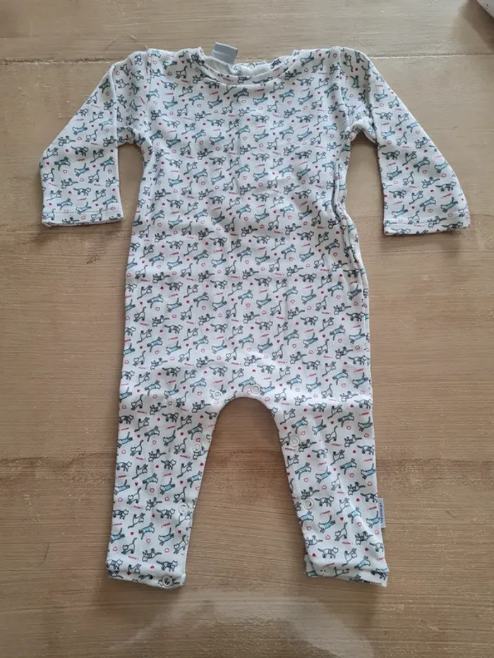 Pyjama chat sans pieds les bébés sont comme ça 6 mois