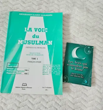 Lot de 2 livres religieux islamique