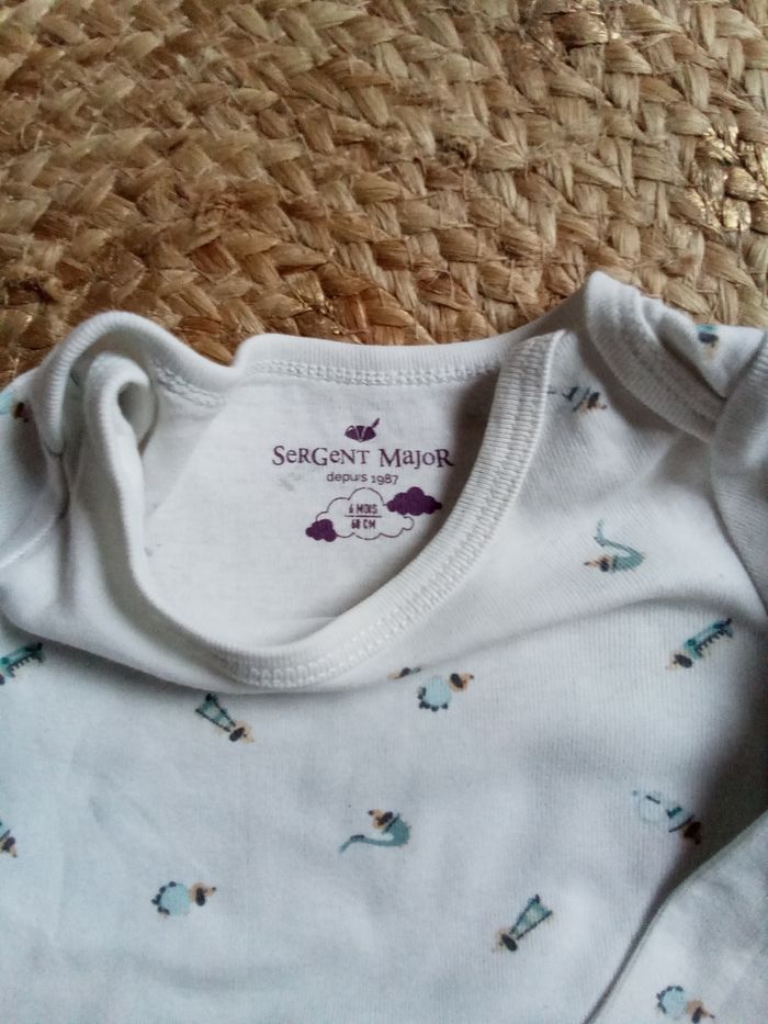 Lot babygro velours imprimé+ body imprimé Obaibi - photo numéro 9