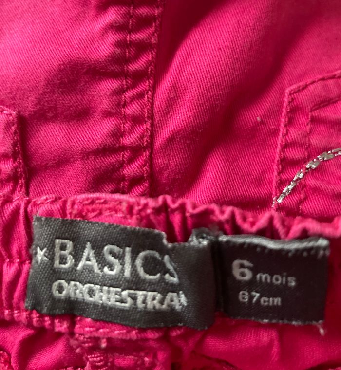 pantalon en toile de coton taille 6 mois - photo numéro 5