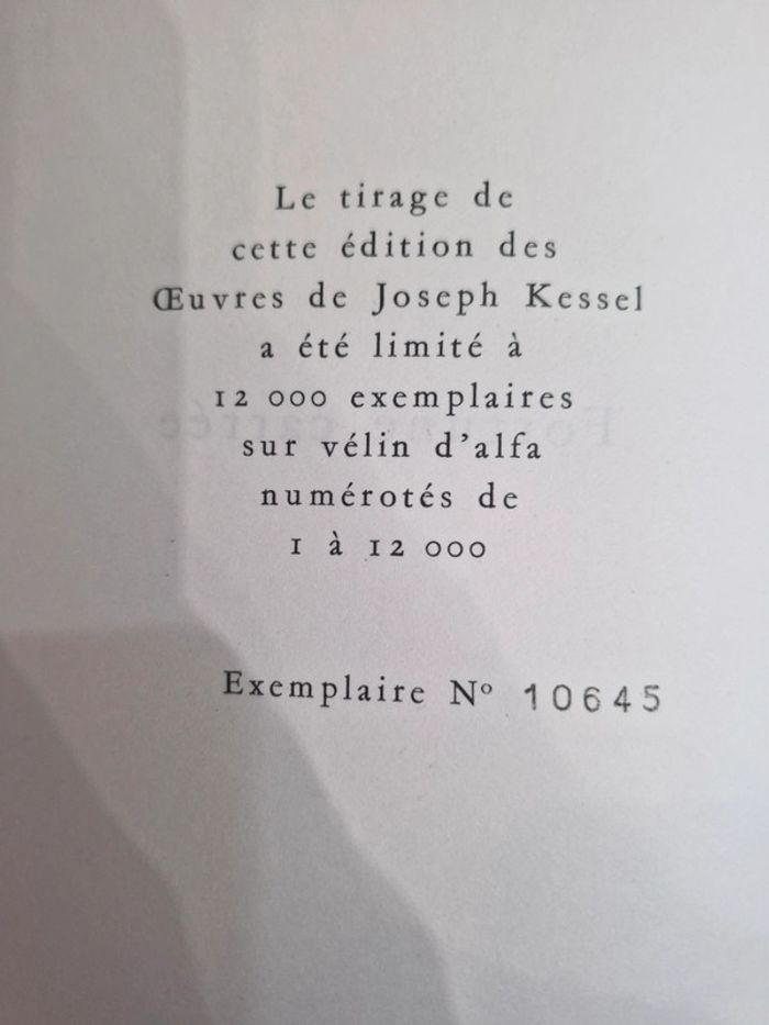 Édition œuvres Joseph Kessel - photo numéro 3