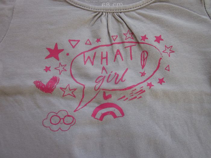 T-Shirt manches longues gris clair 6 mois - photo numéro 3