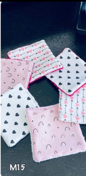 Lingettes lot de 6 lingettes lavable et réutilisable