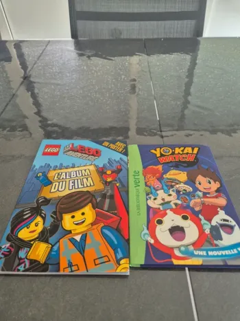 Lot de 2 Livres enfant Lego et Yo-Kai Watch