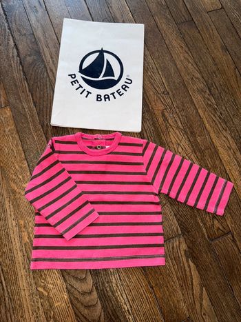 Marinière petit bateau 12 mois