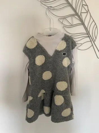 Robe hiver polaire doublée fille 5 ans 110 cm