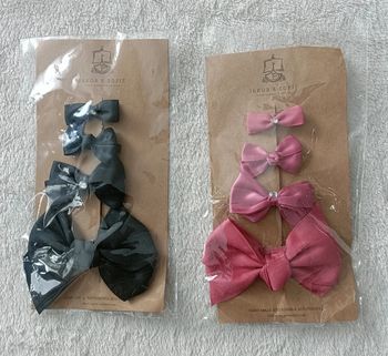 8 nœuds Jakob & sofie (noir et rose)