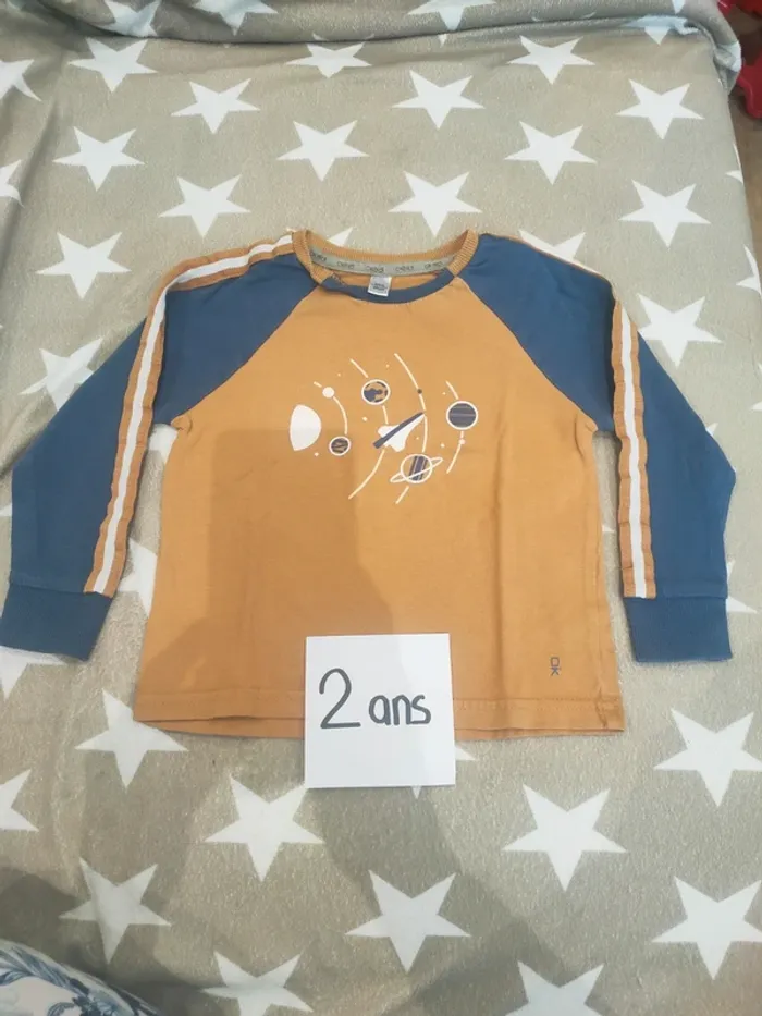 Tee shirt manches longues garçon 2 ans Okaïdi