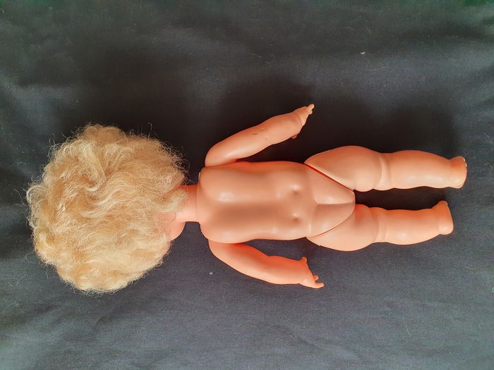 Poupée Bella 14008 yeux dormants marrons H 38 cm Vintage - photo numéro 3