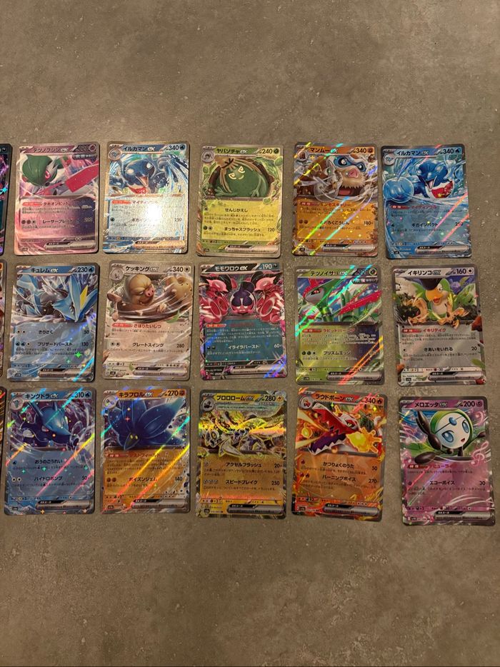 Lot de  32 carte Pokémon ex japonaise - photo numéro 2