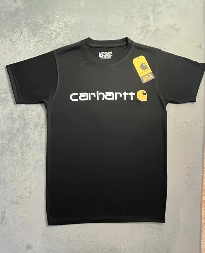 T-shirt Carhartt Crewneck Loose Fit – Noir – Big Logo – Taille S - photo numéro 2