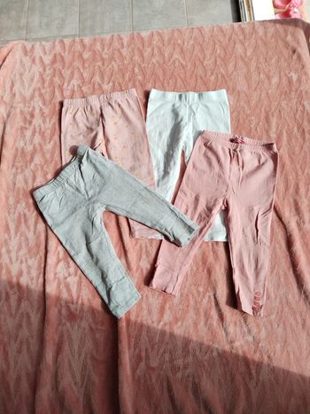 Lot de 4 leggings