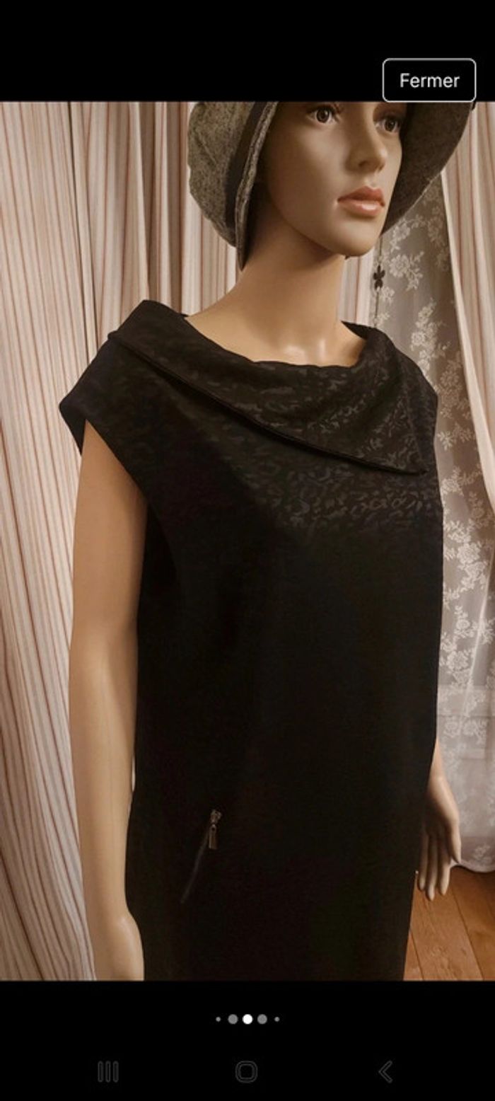 Robe Cassis noire t 46 en trés bonne état - photo numéro 5
