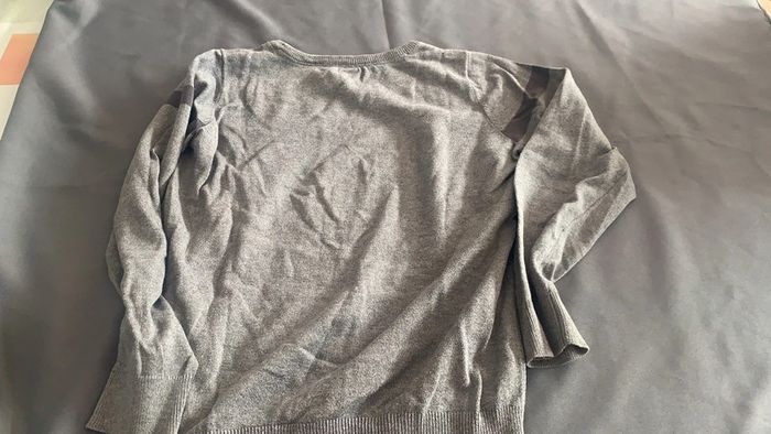 Pull gris 10 ans garçon - photo numéro 3