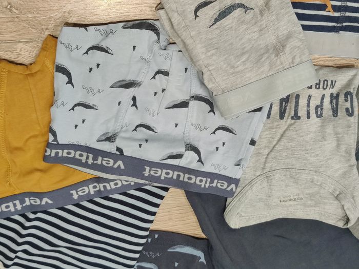 Lot de 8 pièces maillots de corps marin Vertbaudet Taille 3 ans - photo numéro 6