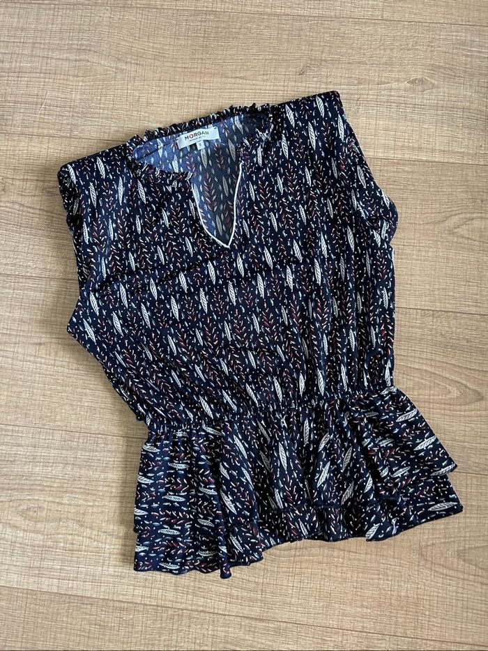 Blouse imprimée sans manches Morgan taille S jamais portée - photo numéro 7