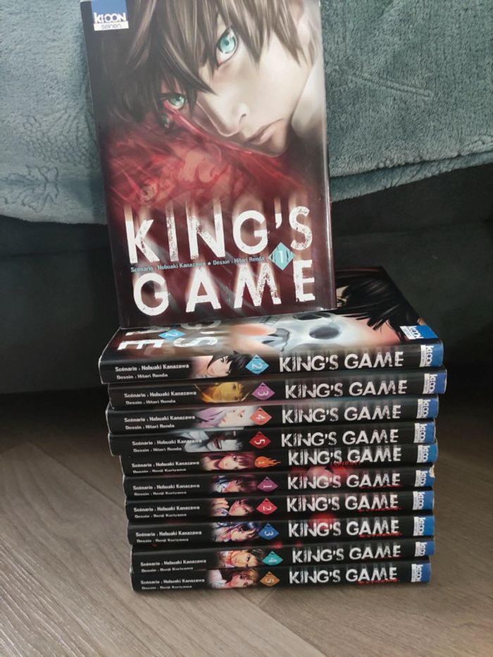 Lot manga King's Game 11 tomes Extrême et spirale Beebs