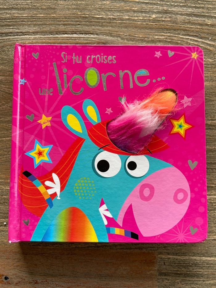 Livre à toucher - Si tu croise une licorne