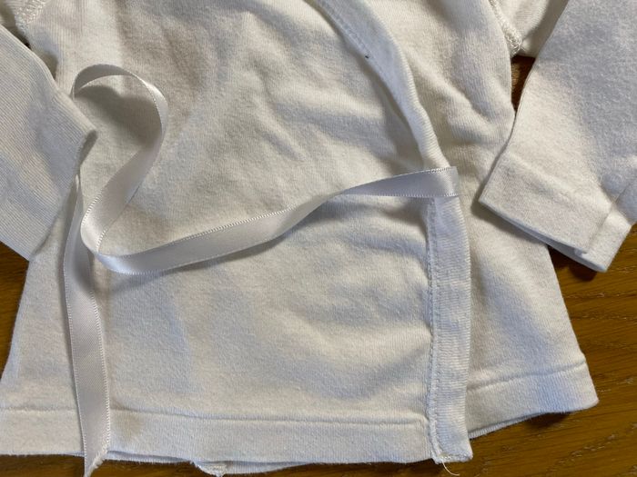 Absorba T-shirt blanc manches longues Taille 3 mois - photo numéro 4