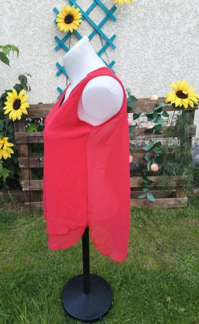 Tunique sans manche légèrement transparente - mesures dans l'annonce - photo numéro 2