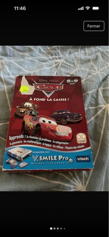 Jeu V.smile pro  Cars 